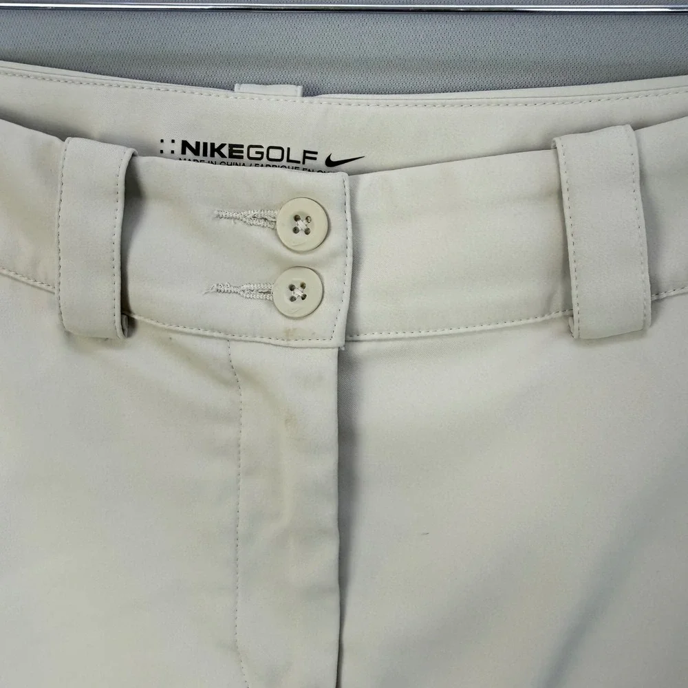 Nike Golf Dri-FIT Skort Womens Size 4 Beige Tan Athletic Skirt